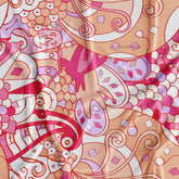 Baby Pink Zara Print Printed Fabric Manufacturer Surat